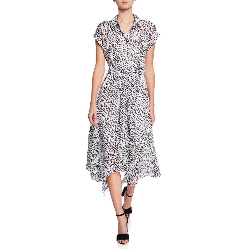 Julia Jordan AnimalPrint Midi Waist Defining Dress